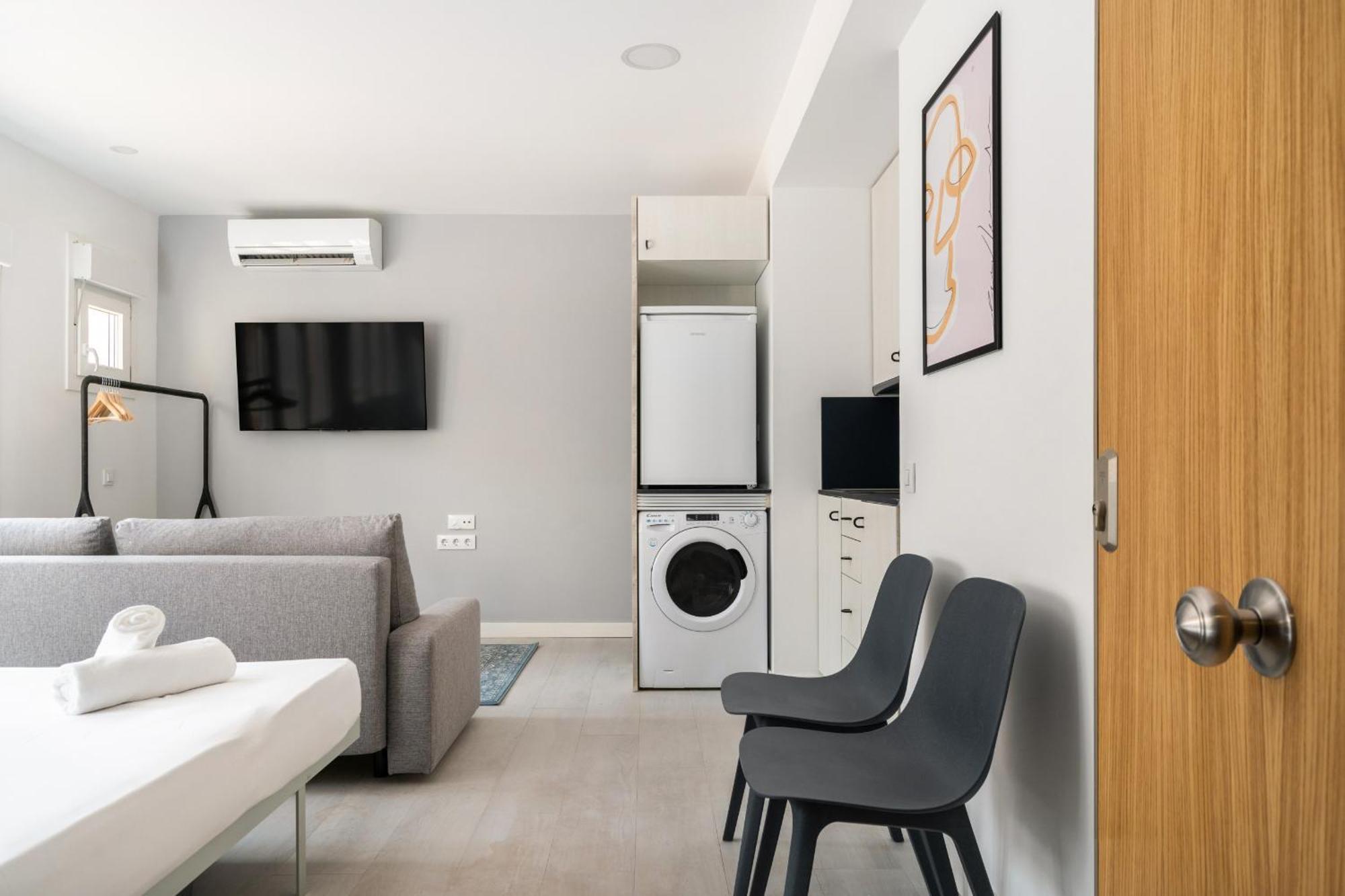 Madrid Riverside Studios Con Parking Incluido Alquiler Temporal 外观 照片